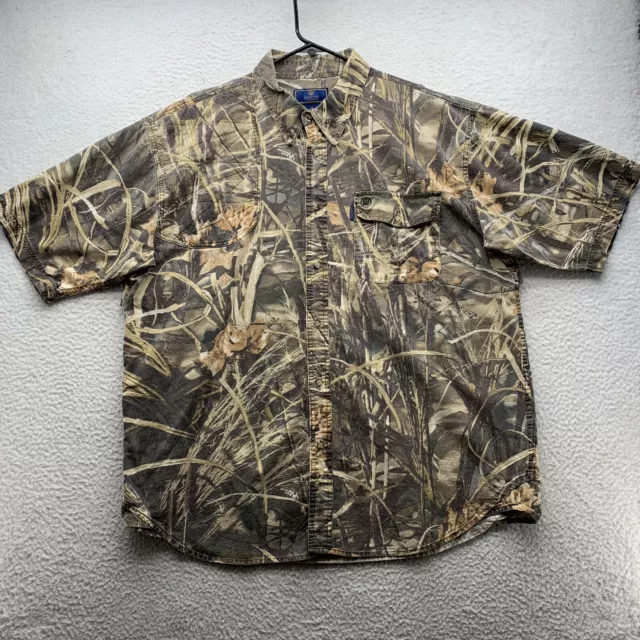 Beretta Camo Shirt Mens 2XL XXL Max-4 HD Right Handed Shooting Hunting Vented