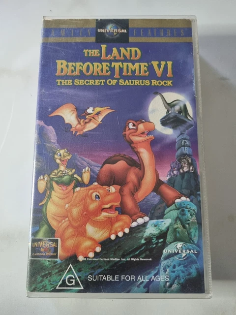 THE LAND BEFORE TIME 6 The Secret Of Saurischians Rock VHS Video Tape the-land-before-time-6-the-secret-of-saurischians-rock-vhs-video-tape