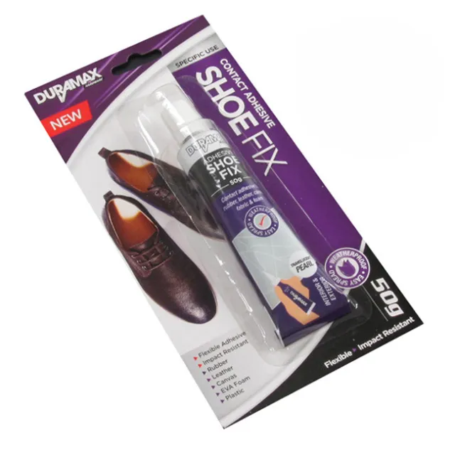 Shoe repair glue  ,adhesive ,45ml , Trainers Boot Heels Soles Leather, no goo