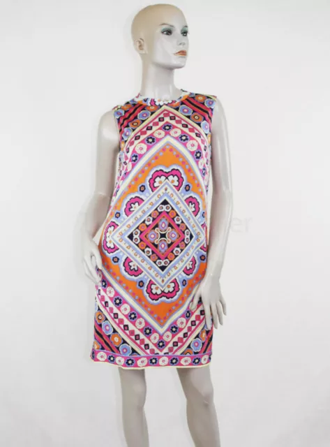 NWT JUICY COUTURE Diamond Floral Print Gold Chain Belt Silk Cocktail Dress