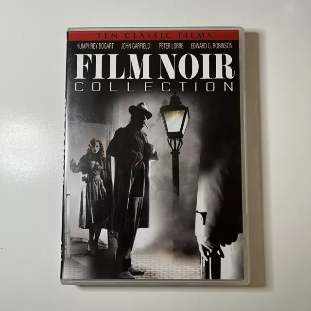 Film Noir Collection (DVD) Ten Classic Films Bogart Garfield Lorre Robinson