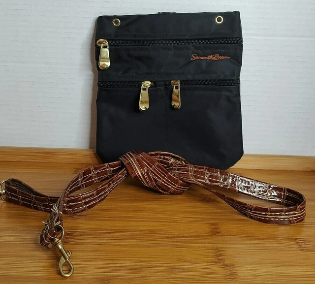 Samantha Brown Crossbody Travel Bag with Storage Hook