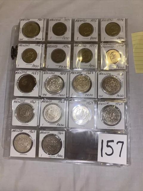 Mexico 1 Peso Collection