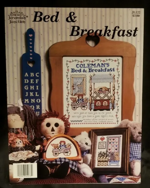 Vintage 1991 Jeremiah Junction Bed & Breakfast Cross Stitch Pattern JL122