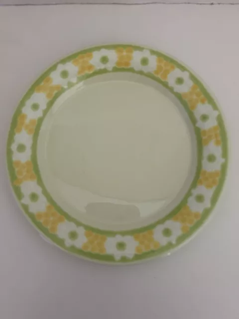 Vtg Franciscan Green Yellow Plate 8 3/4￼