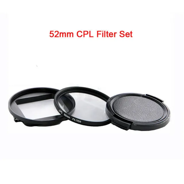 52mm CPL UV Lens Filter Kit For Xiaoyi Yi Lite 4K Action Camera