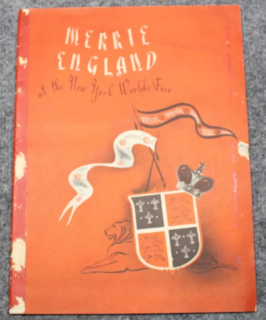 1939 Merrie England At The New York World's Fair Souvenir Booklet