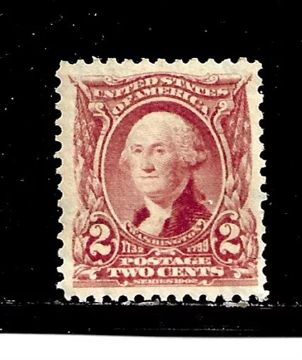 US Stamp-Scott # 301/A116-2c-Mint/NH-1903-Perf. 12-OG-Vivid Carmine