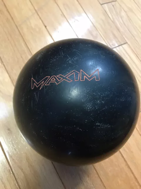 Ebonite MAXIM Glitter Swirl Black Bowling Ball 15 lb 4 oz