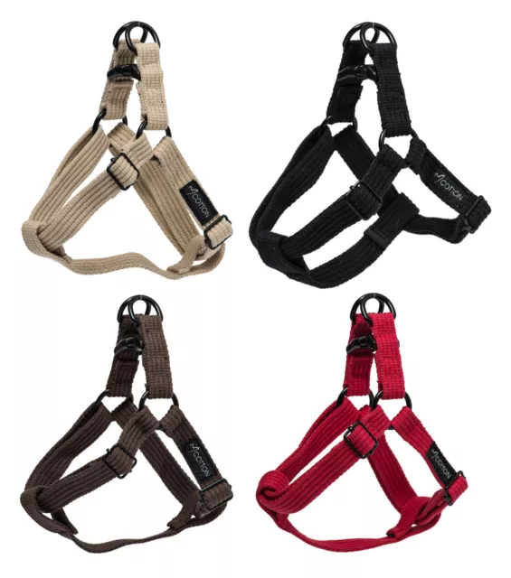 Cotton Tape Dog Puppy Step In Harness Gor Pets Adjustable Comfort Lightweight