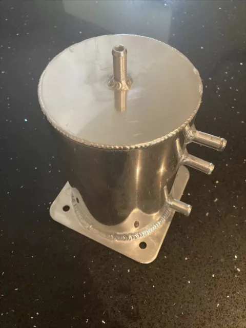 Serbatoio di sovratensione 1,5 L in lega alluminio vorticoso per Drift Race Rally - VENDITORE UK!