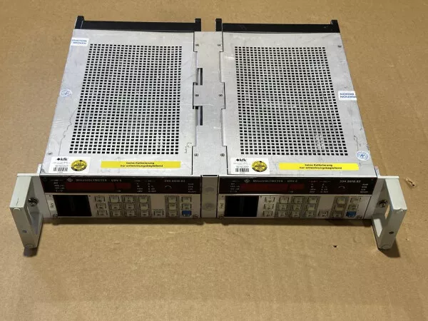 2x Rohde & Schwarz URV5 394.8010.02 Millivoltmeter +3x URV5-Z2+1x URV5-Z4