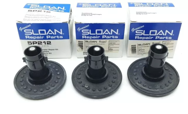 Sloan 5P212 A-37-A Urinal Flushometer Repair Kit (Lot of 3)