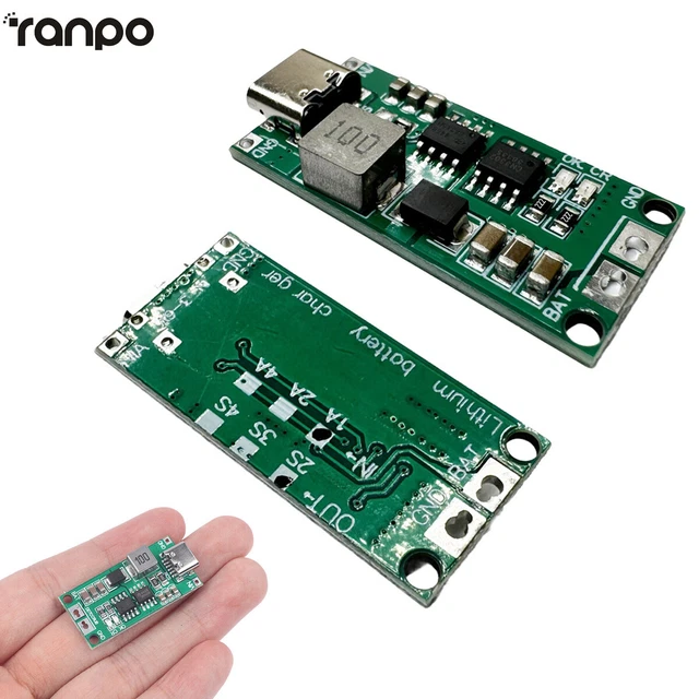 Modulo Caricabatteria 4S-2A Per Litio - Step-up, Ingresso DC 3-6V, Uscita 16.8V - Foto 4