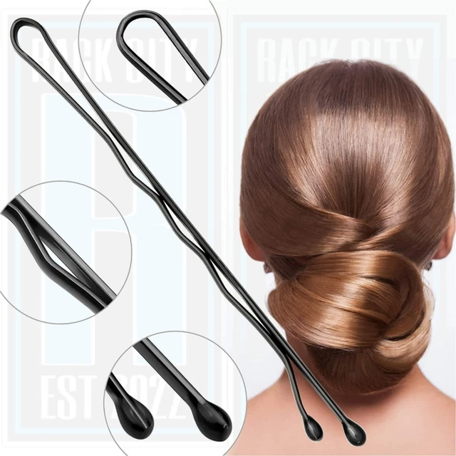 thumbnail image 2 of Gem Imports Brown Hair Grips – 200 Pack, 4.5cm Kirby Clips, Bobby Pins For All Hair 2 of 5