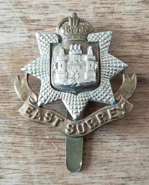 Insigne de casquette East Surrey WW1