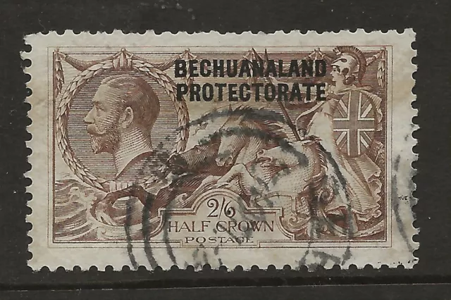 BECHUANALAND  SG 88  1923 BRADBURY WILKINSON 2/6d SEAHORSE  FINE USED