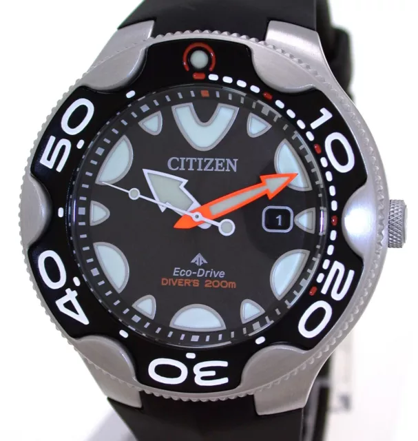 Citizen NEW ORCA ECO-DRIVE Solar Diver's 200 46 mm Kult-Taucheruhr BN0230-04E