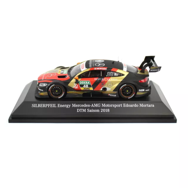 Mercedes modelo de coche 1:43 AMG Motorsport flecha plateada Energy Edoardo Mortara 2