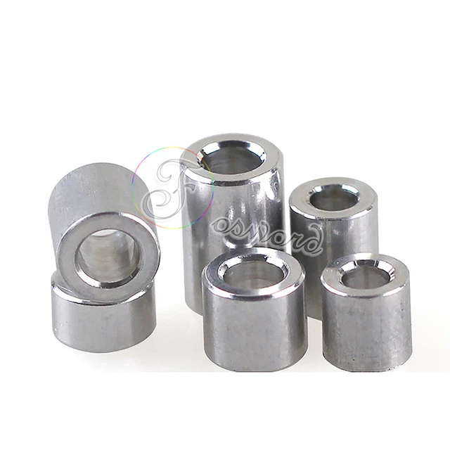 Aluminum Spacer Bushing Spacers Collar Bonnet Raiser Unthread Standoff M3 4 5 M6