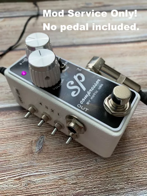 Upgrade Modify Your Xotic SP Compressor Guitar Effects Pedal Alchemy Audio Mods