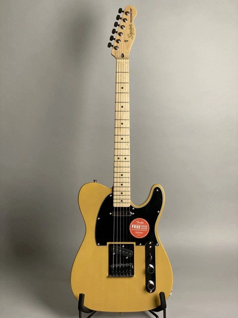 Squier by Fender Affinity Series Telecaster Maple Fingerboard Black Pickguard