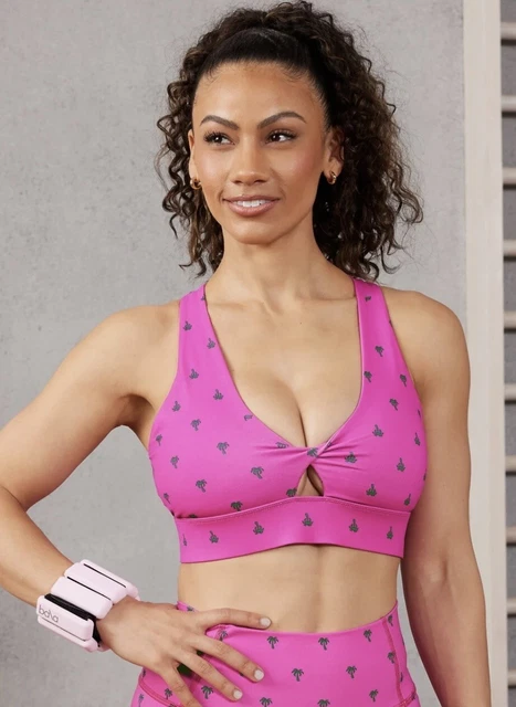 FABLETICS OASIS TWIST Sports Bra - Size Large - Pink £33.17 - PicClick UK