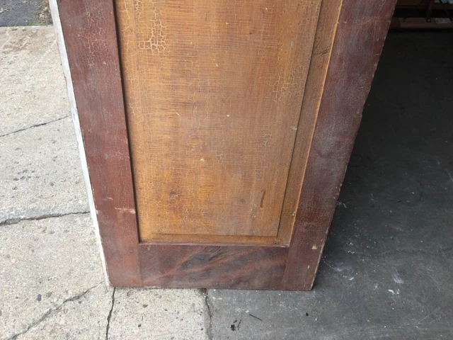 c1820/30 grain painted pantry door GORGEOUS color original hardware 72” x 23” 4