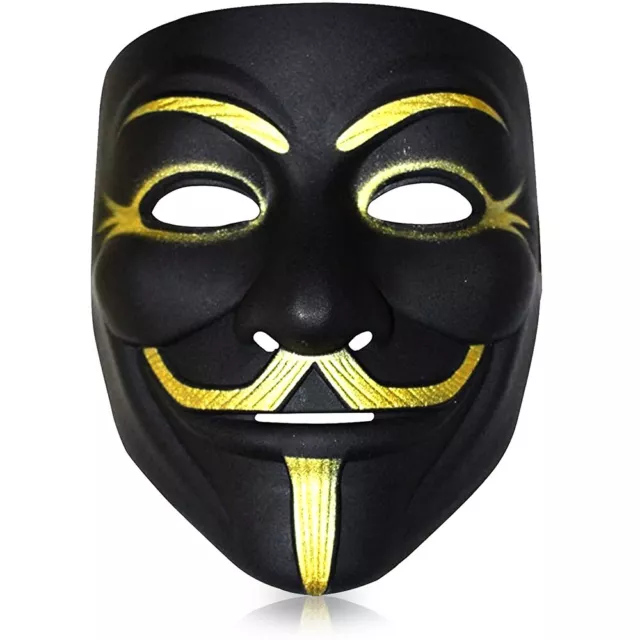 Masque Anonymous Noir Pvc