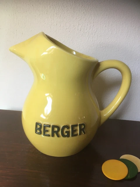 Pichet à eau Pastis Berger 1 Litre - Collection
