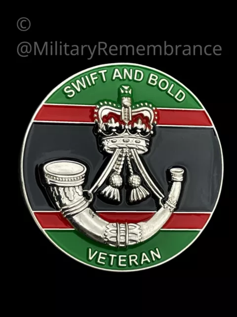 The Rifles Veteran Colours Lapel Pin (LOD)