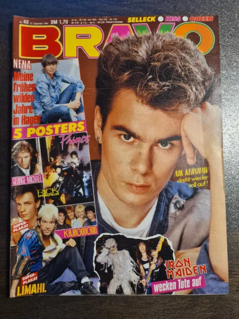 BRAVO 40/1984 Heft Komplett - Nena, Prince, KajaGooGoo, George Michael - Top!