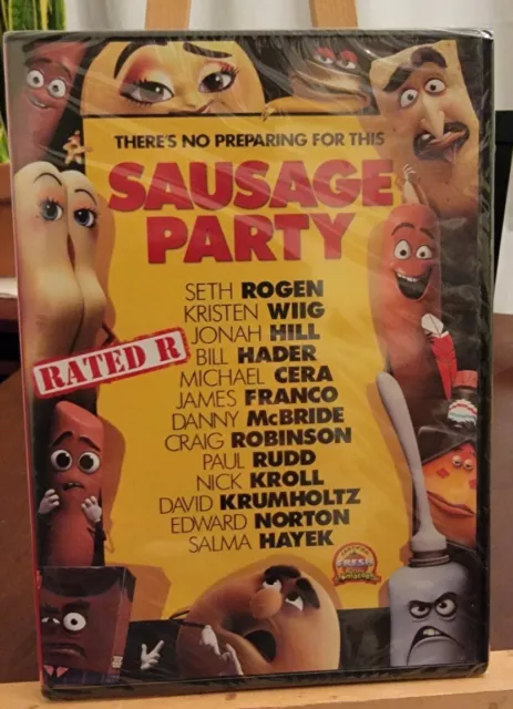 Sausage Party (DVD, 2016) NEW & SEALED Paul Rudd Seth Rogen Comedy