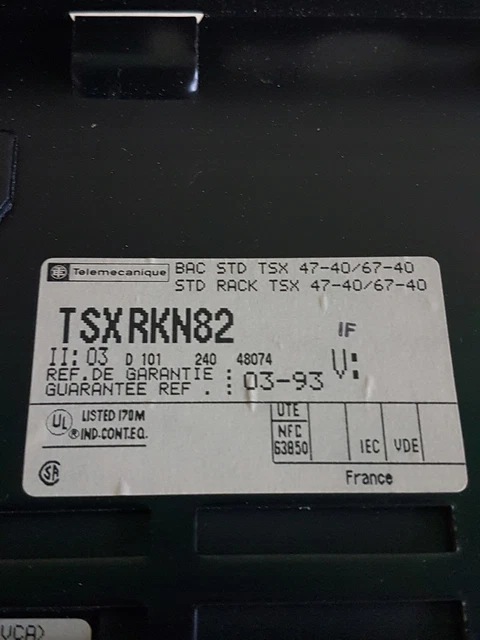 Tsxrkn82 - Telemecanique - Custodia Tsx Rkn 82 /#Z T0Ek 0123