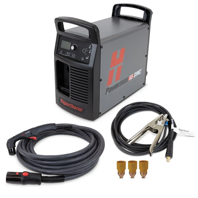 Hypertherm Powermax 65 SYNC Plasma Cutter w/ 25 ft. Handheld Torch 083343