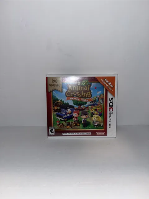 Animal Crossing: New Leaf,  Welcome Amiibo Nintendo Selects 3DS Game Free Ship!
