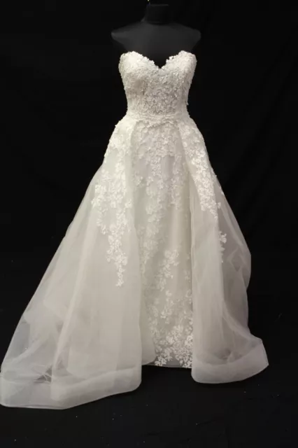 Lazaro 32205 Harlow Bridal Wedding Gown Dress sz 12