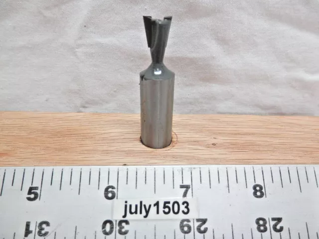 (1) NEW  MLCS 3/8" D 9° Dovetail Bit Carbide Tipped Router Bit 1/2 Shank n4