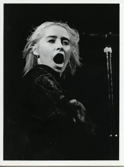 Wendy James Transvision Vamp Iconic de los años 80 en concierto estampada foto original 5x7