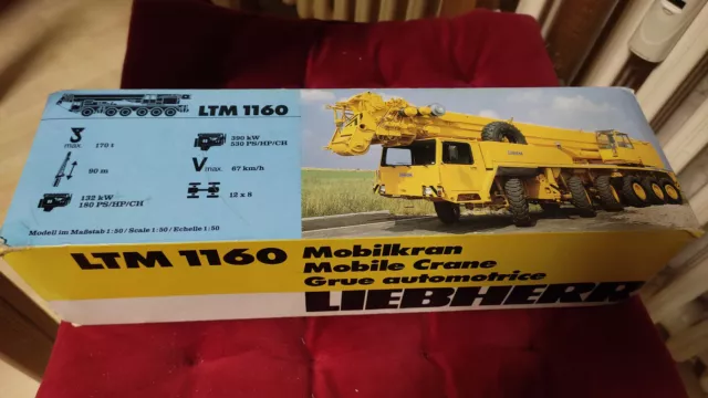 Nzg  Ltm 1160  1/50   Liebherr  Mobil Kran  Nur  Ovp