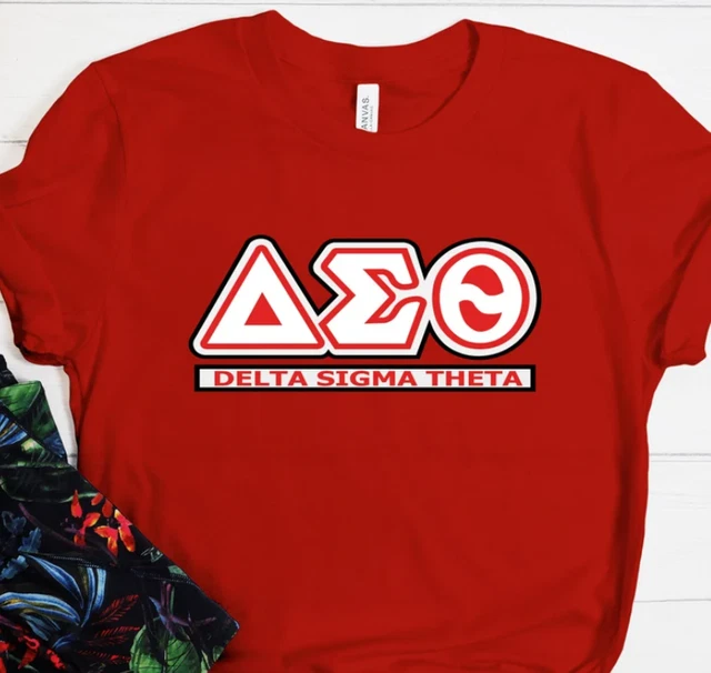 DELTA SIGMA THETA Bold 2 Shirt Support Black History Month Delta