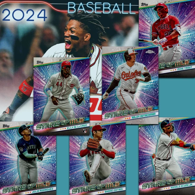 2024 TOPPS SERIES 1 Stars of MLB SMLB & Chrome CSMLB 130 Baseball