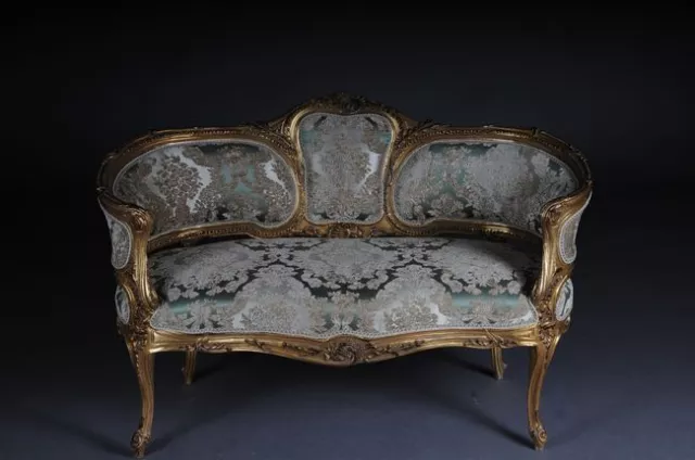 Elegantes Sofa / Kanapee / Couch im Rokoko / Louis XV Stil B-Dom-99 *