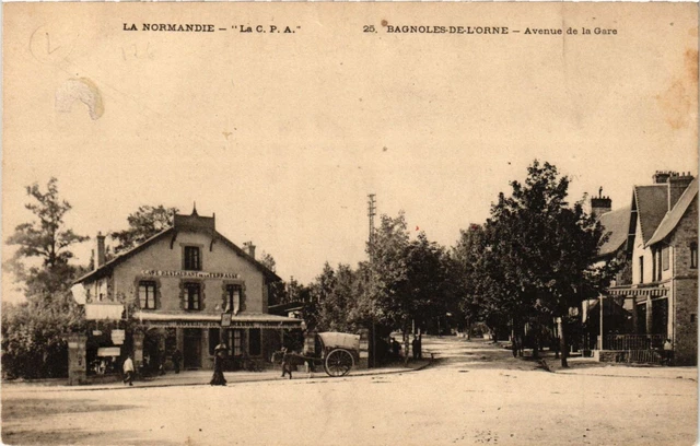 CPA BAGNOLES-de-l'ORNE - Avenue de la Gare (356716)