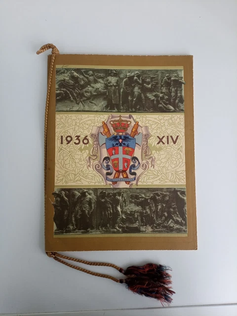 Calendario Storico dell'Arma Dei Carabinieri 1954 Originale e Completo