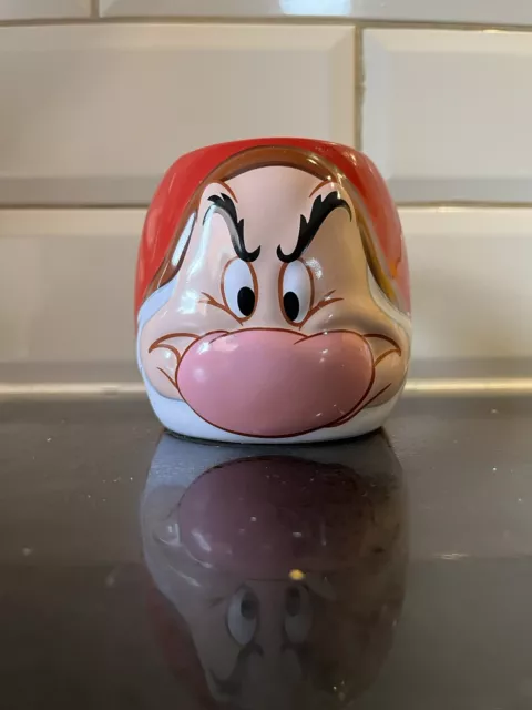 Disney Snow White & The Seven Dwarfs 3D Grumpy Ceramic Mug