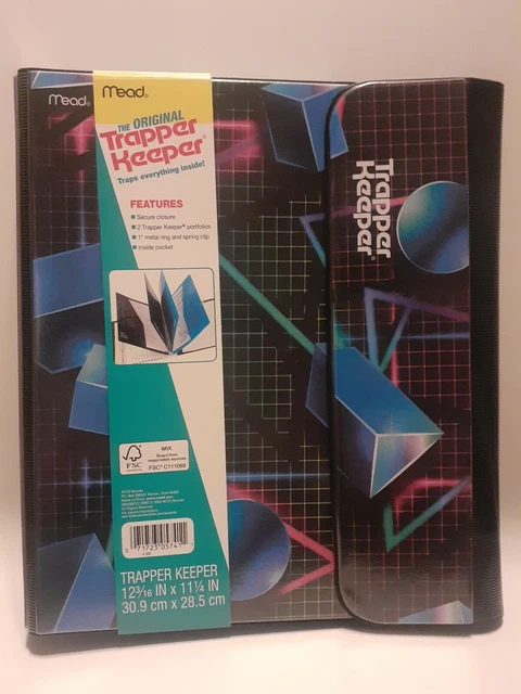 ⭐ Retro Trapper Keeper Shapes Binder Retro Style Portfolio Folder 2021 Mead (A13 ⭐ Retro Trapper Keeper Shapes Binder Retro Style Portfolio Folder 2021 Mead (A13