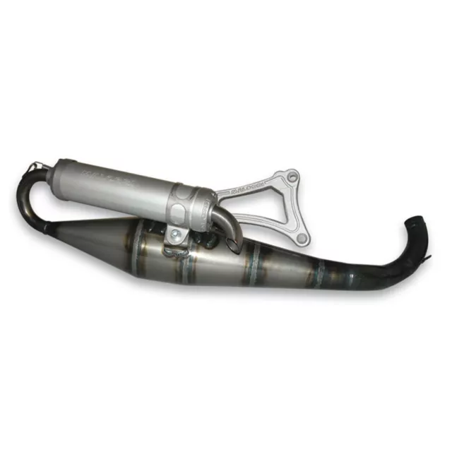 Auspuff Auspuffanlage Malossi MHR Racing für Gilera Italjet LC Maxi Roller