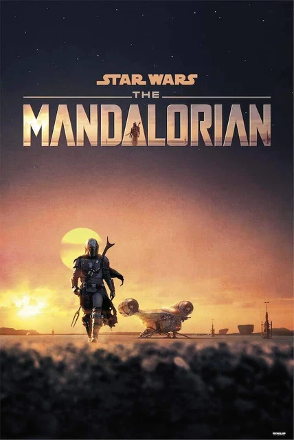 Erik Póster de Puerta Star Wars The Mandalorian 158x53cm