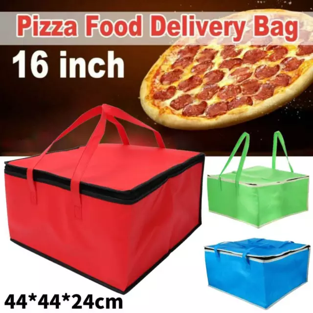 Food Delivery Bag  Red/ Pan Carrier, Nylon, 16" x 16" x 9"FREE SHIPPING
